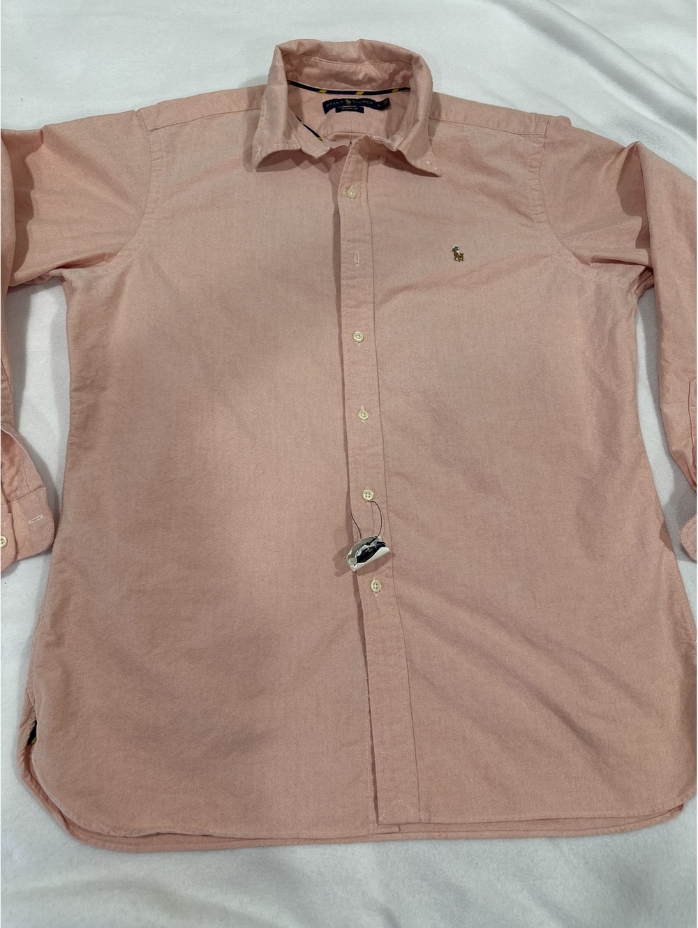Ralph Lauren Classic Fit Button-Down Shirt in Light Pink - L